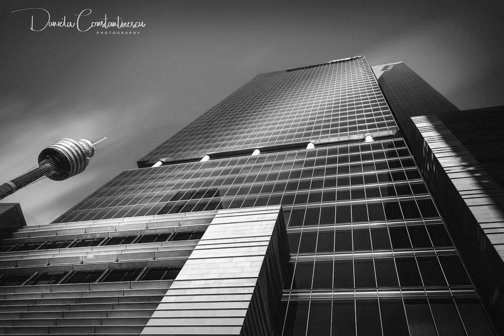 Australia Monumental Skyscraper in Sydney CBD BW